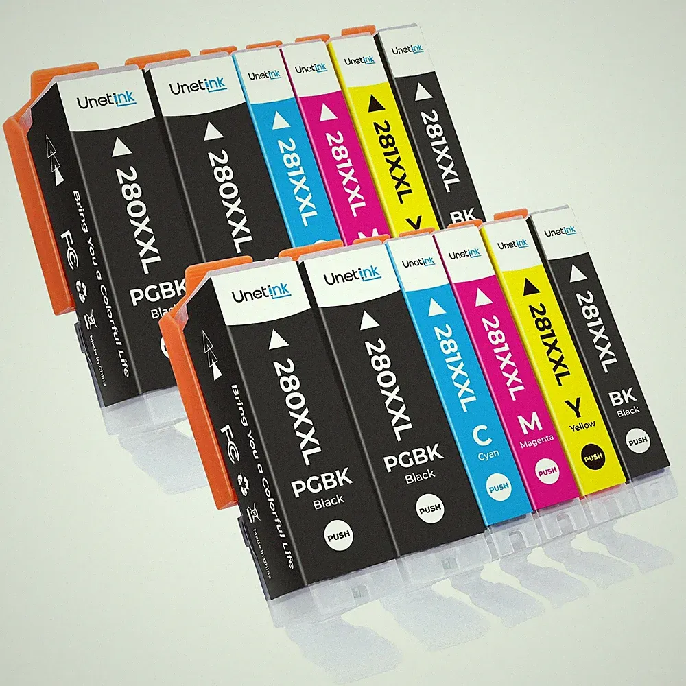 12PK PGI-280XXL CLI-281XXL Printer Ink for Canon TR8520 TR8620A TR8622A TS702A