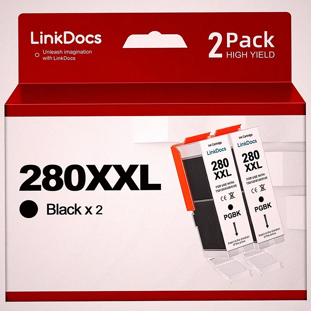 280xxl Compatible PGI-280xxl Black Ink Cartridges for Canon Printers Replacem...