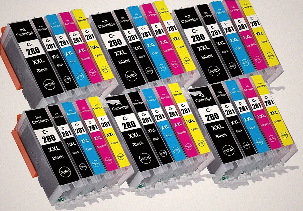 30P Printer Ink use for PGI-280XXL CLI-281XXL Canon Pixma TR8620A TR8622A TR8520