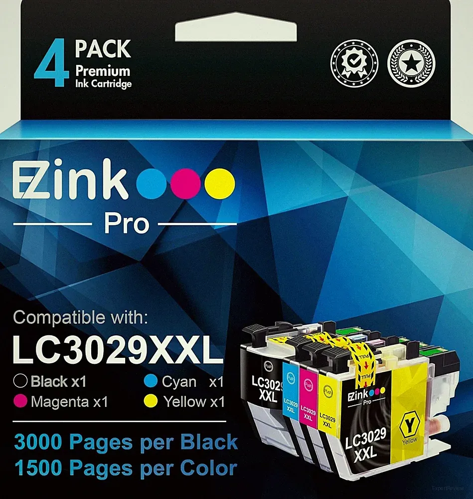 4 Pack E-Z Ink Pro LC3029XXL Toner Premium Ink Cartridge Replacement for Brother