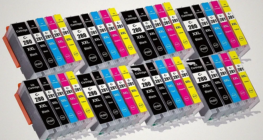 40P Premium PGI-280XXL CLI-281XXL Ink Cartridge for Canon TR8620A TR8622A TS702A