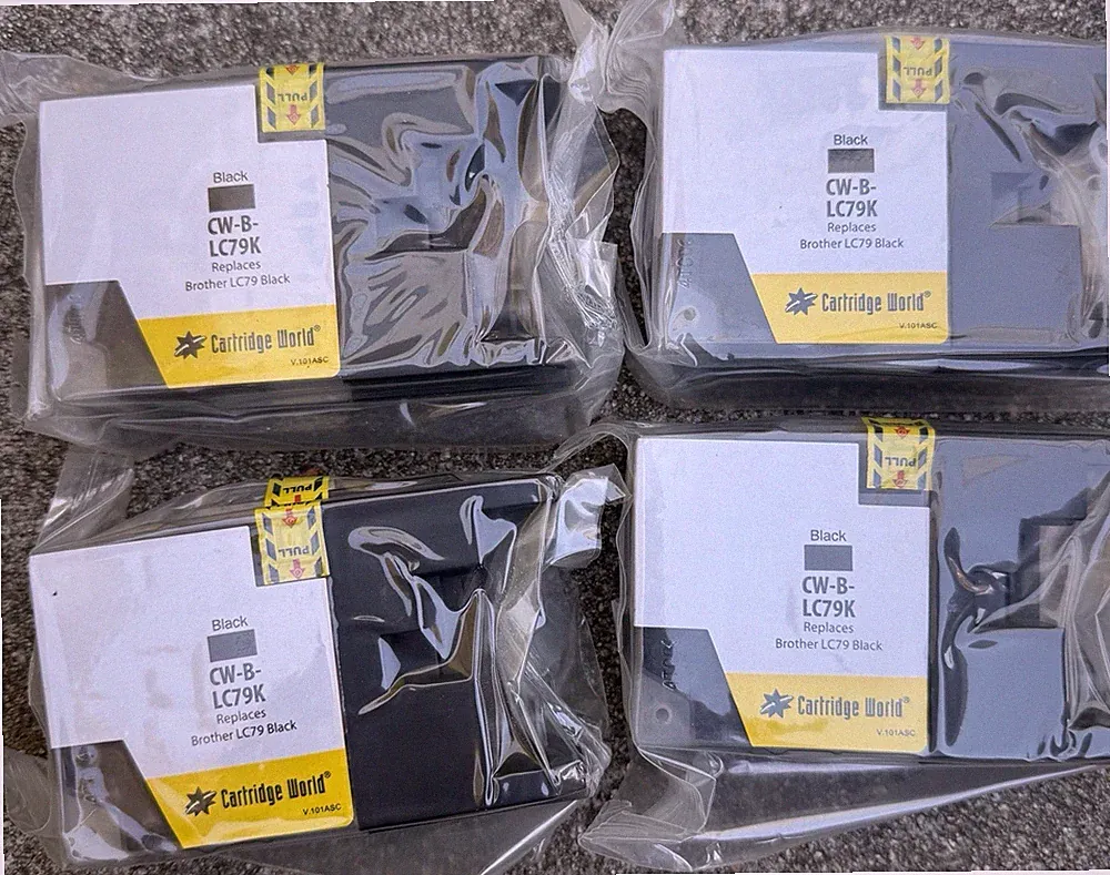 4PK LC79BK for Brother LC79 BLACK XXL Ink Cartridge MFC-J5910 MFC-J6510 MFCJ6710