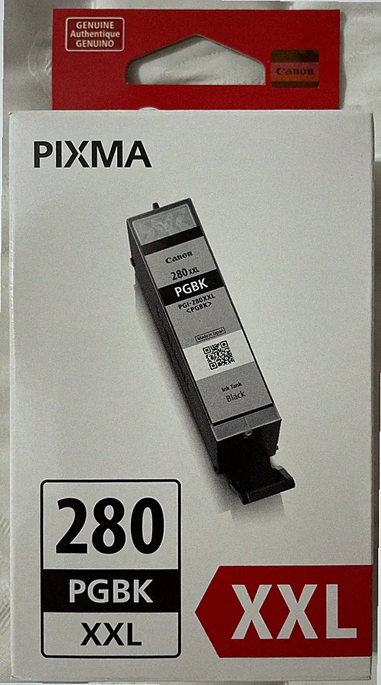 Canon 280XXL Pigment Black 1967C001 Genunie OEM Sealed Retail Box Free Shipping