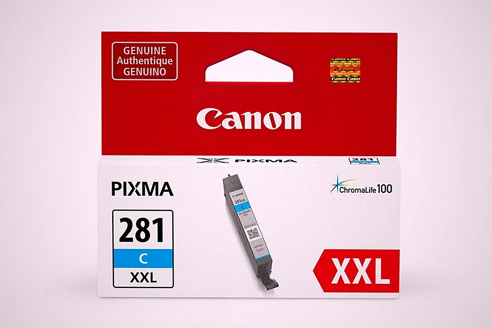 Canon XXL Cyan Inkjet Printer Ink Tank for Photo Printing Quality Images