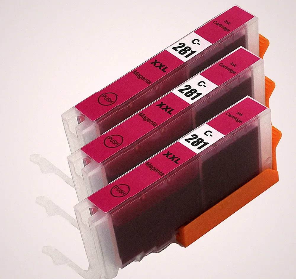 CLI-281XXL Magenta Printer Ink Cartridge for Canon TR7520 TR8520 TS8120 TS8220