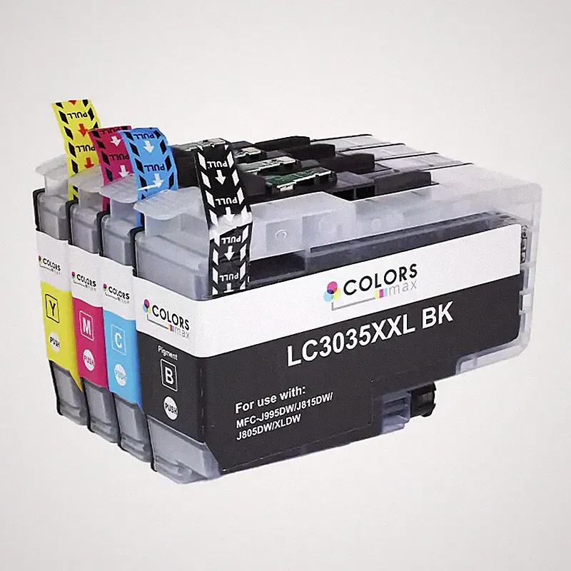 Compatible with Brother LC3035XXL Ink Cartridge 4-Piece Combo Pack