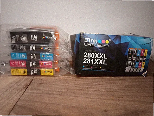 E-Z Ink 5-pack (new/open box)Compatible W/ Canon 280XXL 281XXL High Yield