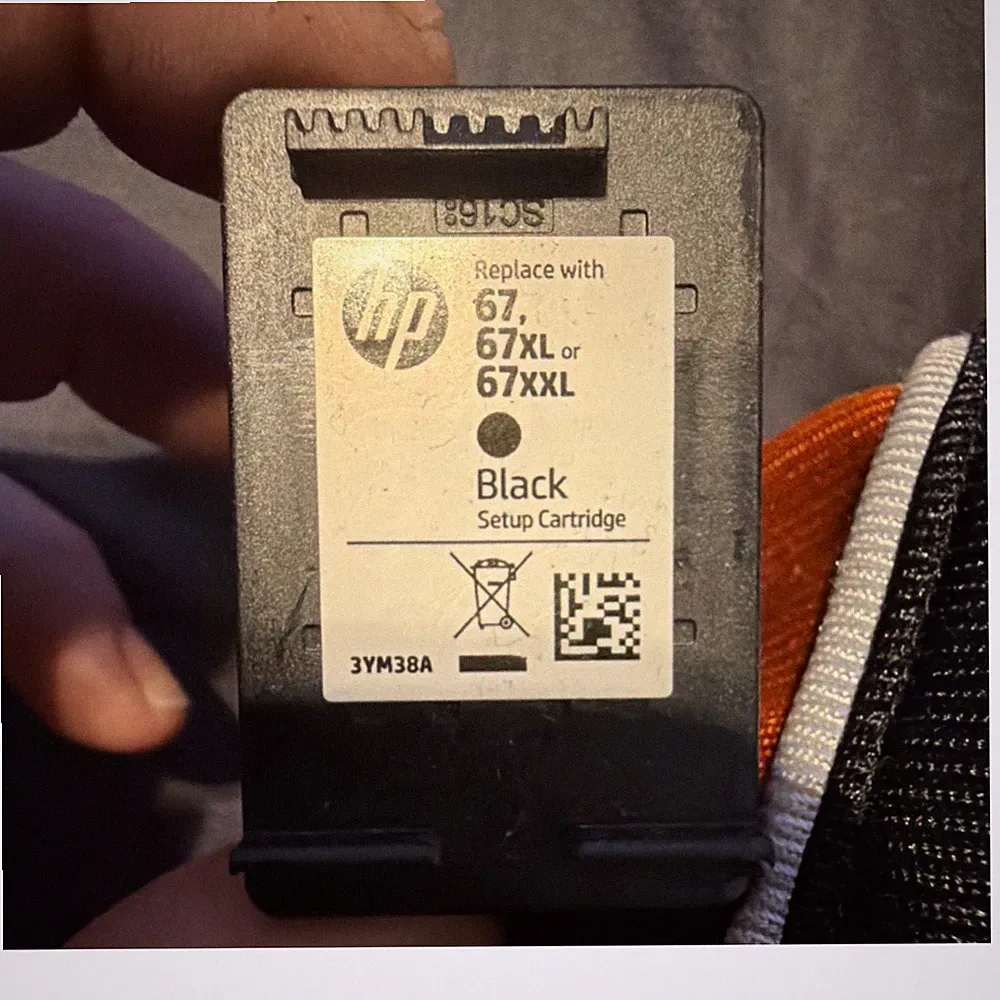 HP 67 Black Setup Ink Cartridge 3YM38A for 67XL 67XXL Inkjet Printers