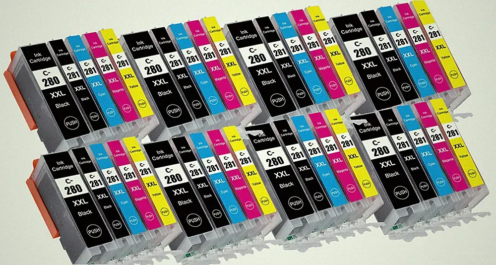 XXL Ink Cartridges Set for PGI-280XXL CLI-281XXL Canon TR8520 TR8622A TR8620A