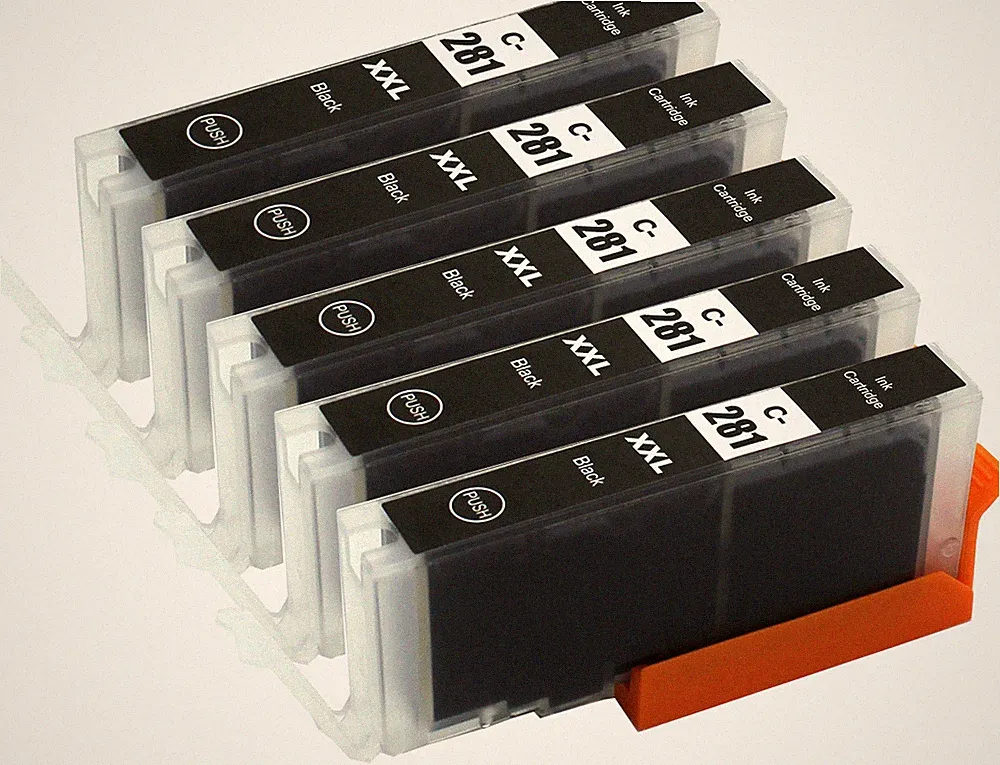 XXL Photo Black Printer Ink works for CLI-281 Canon TR8620 TR8622 TS9120 TS8120